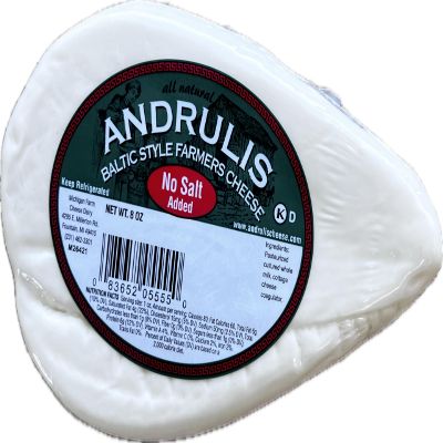 Andrulis Farmers Cheese No Salt Added