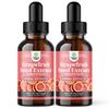 GSE Grapefruit Seed Extract Liquid - One Drop Daily - Super Concentrated Grape Seed Extract Liquid Drops Rich in Bioflavonoids & Polyphenols for Gut Health & Immune Support - 2 Fl Oz (2 Pack) view 1