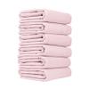 AbsorbEase Washable Underpads - Large Bed Pads for use as Incontinence Bed Pads, Reusable Pet Pads, Great for Dogs, Cats, Bunny, Seniors Bed Pad ((Pack of 6 - 34x36)), Pink view 1