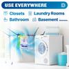 Dry & Dry 16 Pack[7 OZ] Premium Moisture Absorbers Dehumidifiers for Home Dehumidifier for Basement Dehumdifiers for Bedroom Small Dehumidifiers - Dehumidifiers Moisture Absorber, Blue & White view 3