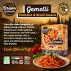 Bravo Bravissimo Gemelli Italian Pasta Meal - Gourmet, Vegan-Friendly, Tomato & Basil Sauce Flavor, Microwaveable, Ready in Minutes, No Refrigeration, Perfect for Quick Meals - 14.64 oz, 6 Pack view 3