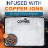 Coppure Copper Relief Large Gel Soft Flexible Medical Ice Packs for Injuries - Reusable Ice Pad Cold Pack for Back Pain, Migraine Relief Pad, Postpartum, Headache, Shoulder  15 x 11 - 2 Pack view 4
