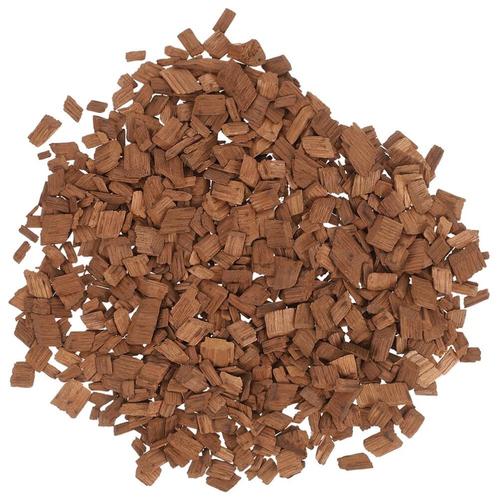 HOLIDYOYO 200g French Oak Chips Medium Roast for Red Wine Aging for Diy Wine Brewing Whiskey Making