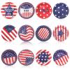 Olutacot 120 PCS 4th of July paper plates American Flag Patriotic 7 inch Plates Paper Plates Independence Day Red White Blue Holiday Party Tableware Decorations view 1