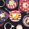 Olutacot 120 PCS 4th of July paper plates American Flag Patriotic 7 inch Plates Paper Plates Independence Day Red White Blue Holiday Party Tableware Decorations view 4