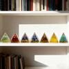 1.57inches Mini Natural Crystal Pyramid Energy Generator Quartz Amethyst Chakra Crystal Pyramid Meditation Tool Home Decoration Ornaments Gifts (Colour Mixture 1.57 inch 7pcs) view 2