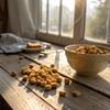 GHOST Protein Cereal, Peanut Butter Flavor (3-Pack) - Crunchy Peanut Butter Cereal Puffs - 18G Protein, Good Source of Calcium - Breakfast Cereal & Snack - 10.8oz Box with Spoon Included view 4