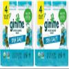 gimMe - Sea Salt - Organic Roasted Seaweed Sheets - Keto, Vegan, Gluten Free - Great Source of Iodine & Omega 3s - Healthy On-The-Go Snack for Kids Adults 4 Count (Pack of 2) view 1