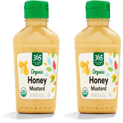 365 by Whole Foods Market, Organic Honey Mustard, 8 Ounce (Pack of 2)