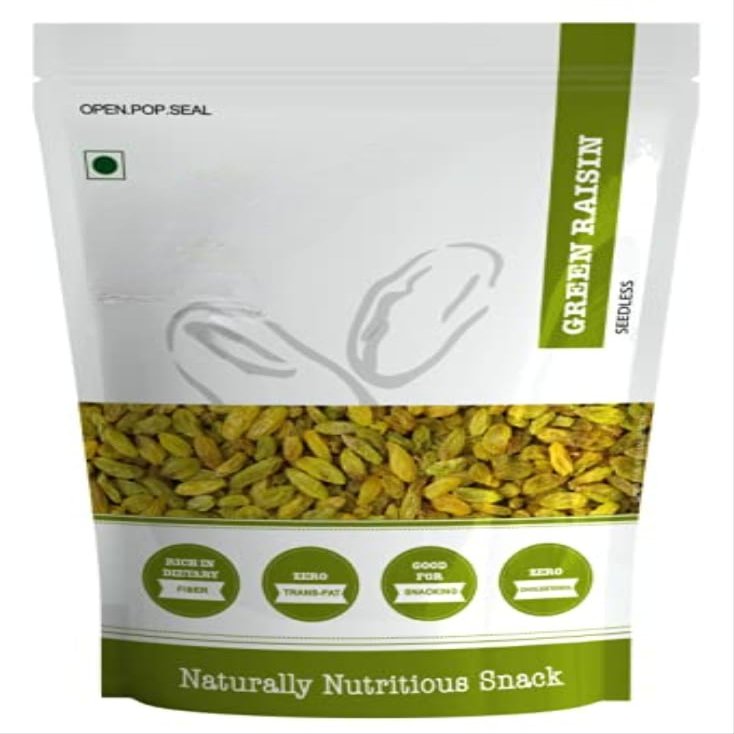 Golden Raisin 100% Pure Natural Dry Fruits|Kishmish/Kismis| Dry fruits|Healthy Snacks, Chemical Free, No Preservatives - 250 gm