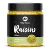 Elly Nuts Green Afgani Raisins |Hari Kismish 250 gms | Dried Green Raisins |Seedless Green Raisins Routine Diet - Dry Fruit [Jar Pack] view 1