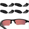 Acefrog 2 Pairs Upgraded Nose Pads for Oakley Flak 2.0 OO9295, Flak Jacket, Half Jacket 2.0 OO9144, Half Jacket XLJ, Flak Draft, Flak Beta Sunglass, Push-in Nose Piece Replacement, Anti-Slip, Black view 1