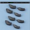 Acefrog 2 Pairs Upgraded Nose Pads for Oakley Flak 2.0 OO9295, Flak Jacket, Half Jacket 2.0 OO9144, Half Jacket XLJ, Flak Draft, Flak Beta Sunglass, Push-in Nose Piece Replacement, Anti-Slip, Black view 3