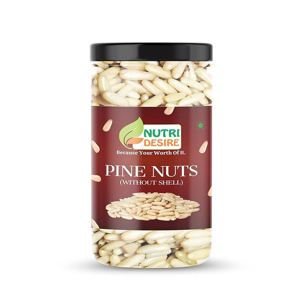 Nutri Desire Pine Nuts | Chilgoza -200g Pack