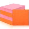 160 Pcs Pink And Orange Paper Napkins 5 * 5 Neon Napkins Orange Beverage Napkins Disposable Dessert Napkins Cocktail Luncheon Napkins For Bachelorette Party Wedding Birthday Dinner view 1