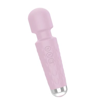 Electric Handhold Massager Muscle Relaxer for Nack, Back - Portable, Rechargeable and Waterproof DesignPink
