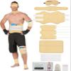 MQFORU 10 Pcs Castor Oil Pack Wrap, Plus Size Castor Oil Pack for Men Women, XL Reusable Castor Oil Wrap Kit for Eyes Neck Stomach Waist Knees Legs Feet, Mixed Fibre Fabrics, Flannel Cotton view 1