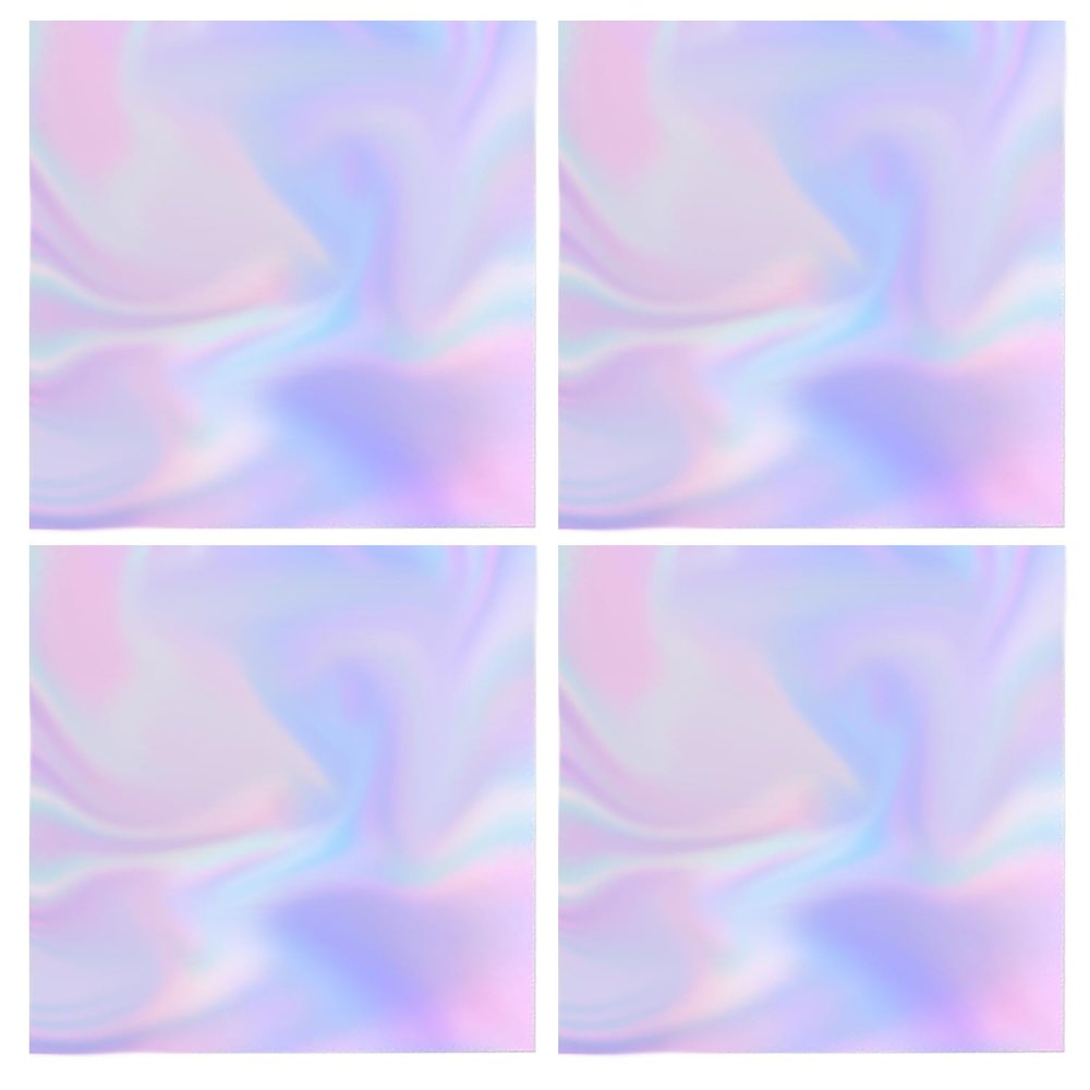 TuNan 200PCS Cellophane Sheets, Iridescent Wrapping Paper for Gift Wrap Iridescent Film Crafts DIY Decoration Holographic Flower Wraps - 9 x 9 inches