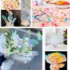 TuNan 200PCS Cellophane Sheets, Iridescent Wrapping Paper for Gift Wrap Iridescent Film Crafts DIY Decoration Holographic Flower Wraps - 9 x 9 inches view 4