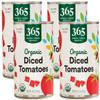 365 By Whole Foods Market, Organic Diced Tomatoes, 14.5 Ounce (Pack of 4) view 1