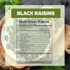 Seedless Black Raisin Kali Kishmish | Dried Fruits,100% Natural & Gluten-Free, Munakka Dry Fruit | Rich in Fiber, Iron, Calcium & Boosts Immunity -250 gm view 2