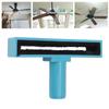 Ceiling Fan Cleaner Duster, Reusable Ceiling Fan Brush Washable Ceiling Fan Blade Cleaner Ceiling Portability Fan Cleaning Tool for Home(Blue) view 3