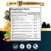 Shilajit Supplement with Sea Moss, Ashwagandha, Tongkat Ali, Boron, Magnesium - Fulvic Acid Capsules for Men - 90 Count (Pack of 2) view 2