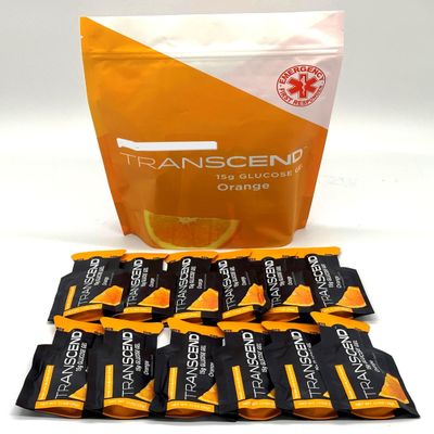 Vitonus Orange Flavored Glucose Gels, Twelve 1.1-Ounce Packets in Brand Bag, 15-Grams Fast-Acting Glucose