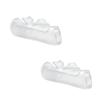 NineLife Basics Replacement Silicone Nasal Pillow for Dream-wear Size Medium (2 Pack), Clear view 1