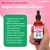 LIQUIDHEALTH Vegan Beauty Sleep Vitamin Supplement Bundle with Vegan Liquid Collagen + Biotin, Calcium Magnesium & Sleep Well Melatonin Drops for Hair/Skin/Nail Health & Relaxation - USA Made view 3