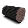 ZIKANI Rustic Charm Fancy Matches: 100 4-Inch Brown Tip Matches + Striker | Kiln-Dried Wooden Artisan Matchsticks for Decorative Cloche Jars, Fireplaces, and BBQ - 100 Count (Black with Brown Tip) view 1