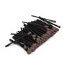 ZIKANI Rustic Charm Fancy Matches: 100 4-Inch Brown Tip Matches + Striker | Kiln-Dried Wooden Artisan Matchsticks for Decorative Cloche Jars, Fireplaces, and BBQ - 100 Count (Black with Brown Tip) view 3