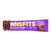 Misfits High Protein Bar, Caramel Fudge, Gluten Free, Non GMO, Plant Based Vegan Protein Bar, Low Sugar, High Fiber Snack view 1