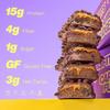 Misfits High Protein Bar, Caramel Fudge, Gluten Free, Non GMO, Plant Based Vegan Protein Bar, Low Sugar, High Fiber Snack view 2
