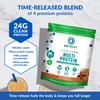 BioTrust Low Carb Protein Powder - Healthy Isolated Whey Protein Powder and Casein Blend from Grass-Fed, Pasture-Raised Cattle, Plus Digestive Enzymes - Salted Caramel, 14 Servings view 2