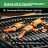 BC Coastal Premium Cedar Wraps for Grilling 6x 6 - Ultra-Thin Cedar Cooking Wraps for Grilling Salmon & Shrimps - Cedar Grilling Wraps - Cut Each Wrap into 3 to Make 30 Appetizers - (10 Wraps) view 2