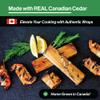 BC Coastal Premium Cedar Wraps for Grilling 6x 6 - Ultra-Thin Cedar Cooking Wraps for Grilling Salmon & Shrimps - Cedar Grilling Wraps - Cut Each Wrap into 3 to Make 30 Appetizers - (10 Wraps) view 4