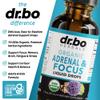 Adrenal Support Supplements Liquid Drops - Organic Adrenal and Focus Supplement, Cortisol Manager Adaptogen Adults, Ginkgo Biloba for Kids Calm - Natural Brain and Memory Fatigue Stress Attention 1oz view 4