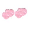 Jesscasday 100 Cellophane Cello Bag Heart Plastic Bags For Jewelry Packaging Valentines Day Sealing Cookie Bags Lock Pouch Cute Pink Heart Bags Multifunctional Packaging Bags Jewelry Storage And view 1