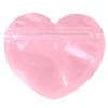 Jesscasday 100 Cellophane Cello Bag Heart Plastic Bags For Jewelry Packaging Valentines Day Sealing Cookie Bags Lock Pouch Cute Pink Heart Bags Multifunctional Packaging Bags Jewelry Storage And view 4