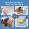 ASENAME Dish Rags for Washing Dishes, Multipurpose Wire Dishwashing Rags for Wet and Dry Non-Scratch Wire Dishcloths Wire Dishcloths for Kitchen Wire Miracles Cleaning Cloths 3 (PCS) view 2