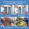 ASENAME Dish Rags for Washing Dishes, Multipurpose Wire Dishwashing Rags for Wet and Dry Non-Scratch Wire Dishcloths Wire Dishcloths for Kitchen Wire Miracles Cleaning Cloths 3 (PCS) view 3