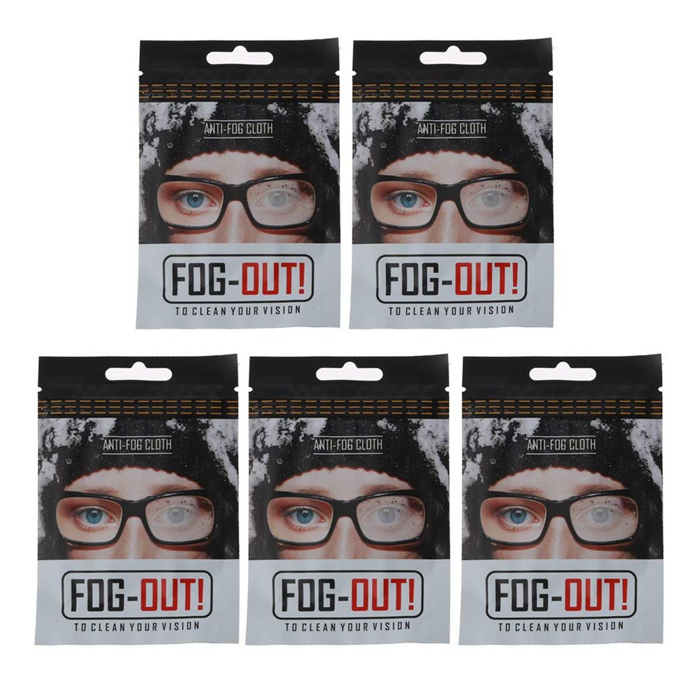BEIDUOYANG 5Pcs Reusable Anti-Fog Wipes Glasses Pre-moistened Antifog Lens Cloth Defogger Eyeglass Wipe Prevent Fogging for Glasses Glasses Cloth Microfiber Cute