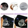 BEIDUOYANG 5Pcs Reusable Anti-Fog Wipes Glasses Pre-moistened Antifog Lens Cloth Defogger Eyeglass Wipe Prevent Fogging for Glasses Glasses Cloth Microfiber Cute view 2