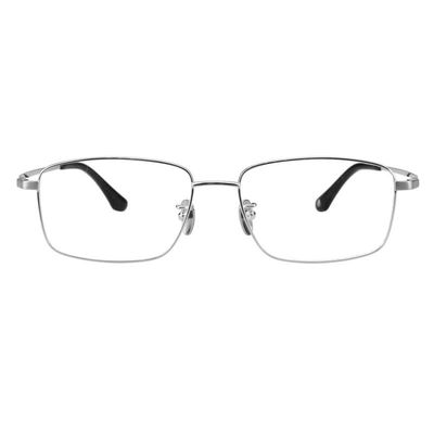 LAMBBAA Accessories Reading Glasses Titanium Frame Glasses Classic Computer Flexible Anti Eyestrain For Men Women(silver,+3.00Magnification)