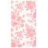 100 Floral Guest Napkins Pink and White Toile Disposable Paper Napkins Decorative Flower Bathroom Hand Towels for Bridal Baby Shower Tea Party Birthday Party Supplies view 1