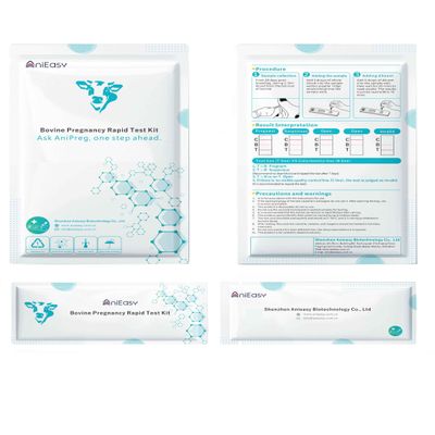 [10 Pack] Cow Pregnancy Test Kit: Rapid Pregnancy Tests for Bovine Complete kit - for Home/Small Farm Use