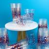 50 Count 4th of July Party Cups, 12 oz Patriotic Memorial Day Party Disposable Clear Plastic Party Cups for Independence Day Birthday Drinkware Beverage Ice Cream Snacks Party Supplies view 4