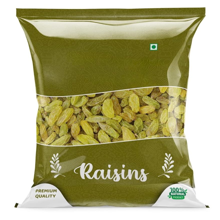 Premium Raisins (Kismis/Kishmish) Dry Fruits, Rich in Fiber, Iron, Calcium & Boosts Immunity | Delicious & Healthy Snacks - 400 Grams