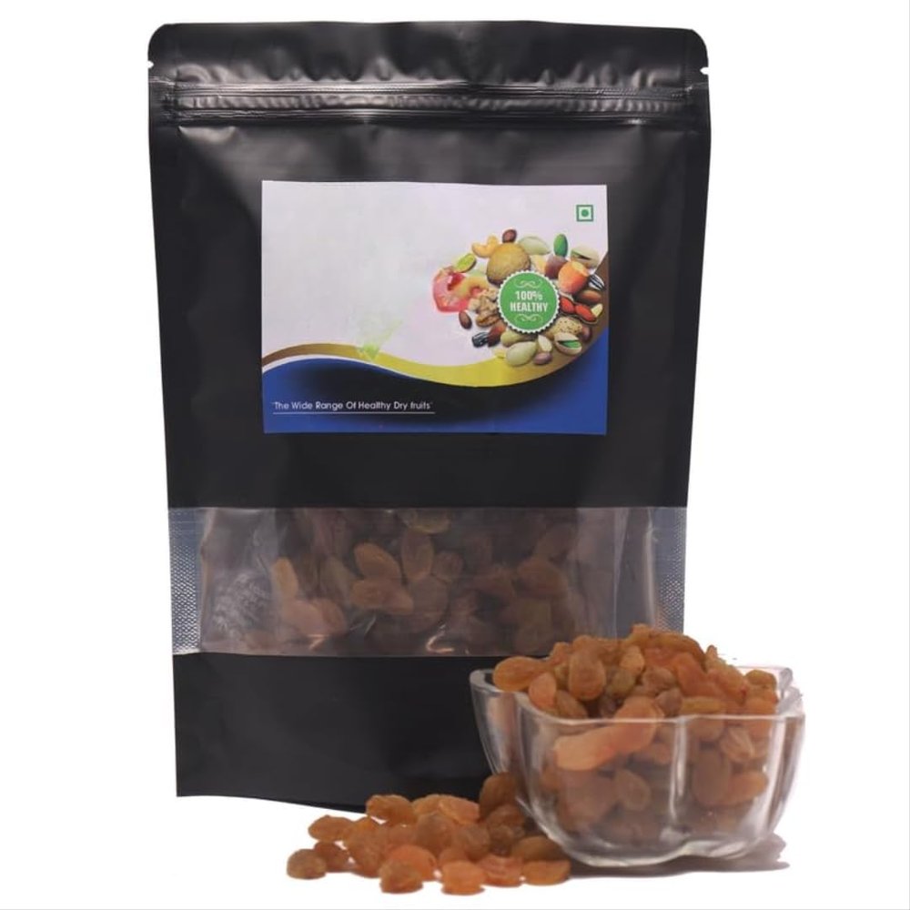 Dry Fruits Premium Seedless Green Raisins Kishmish | Rich in Iron | Nutritious & Delicious Healthy Snack, Rich in Fiber, Iron, Calcium & Boosts Immunity - 250gm